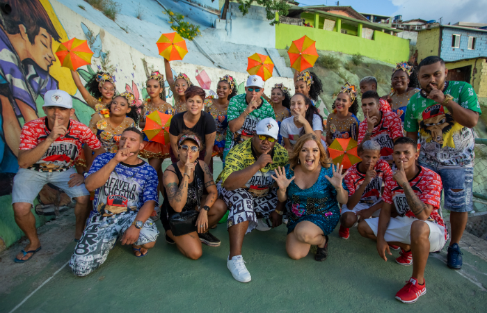Gravações do clipe Caminho do Bem, de Nena e Shevckenko e Elloco.