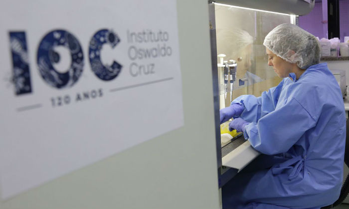 Total de casos descartados sobe para 45 em todo o país./Foto: Josué Damacena/IOC/Divulgação Total de casos descartados sobe para 45 em todo o país./Foto: Josué Damacena/IOC/Divulgação