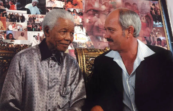 'Em Mandela, vi o ser humano, não um terrorista perigoso', diz Christo Brand, carcereiro do ex-líder africano, morto em 2013/Foto: Arquivo Pessoal. 'Em Mandela, vi o ser humano, não um terrorista perigoso', diz Christo Brand, carcereiro do ex-líder africano, morto em 2013/Foto: Arquivo Pessoal.