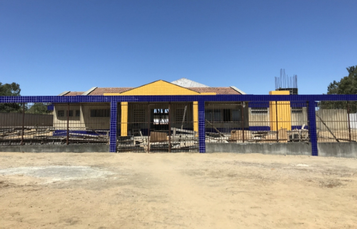 Creche/Pré-Escola 003, em Garanhuns, está 82,2% concluída.