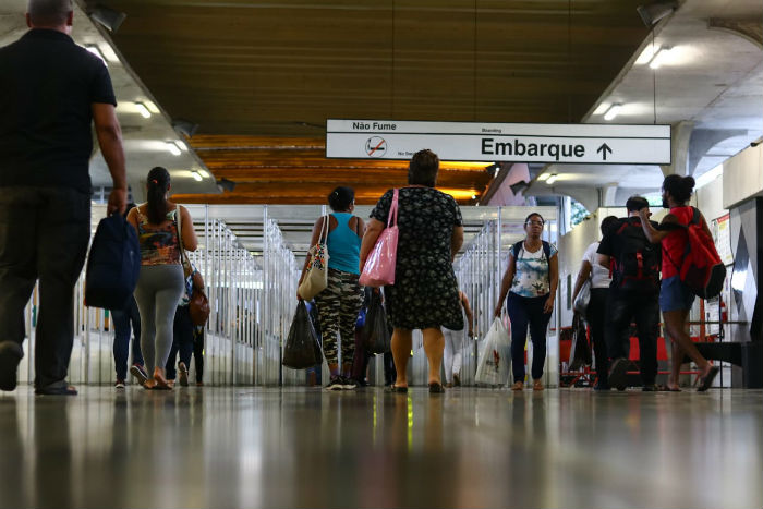 Linha Centro do Metrô ficou sem funcionar das 5h30 às 19h./Foto: Bruna Costa/Esp. DP Linha Centro do Metrô ficou sem funcionar das 5h30 às 19h./Foto: Bruna Costa/Esp. DP
