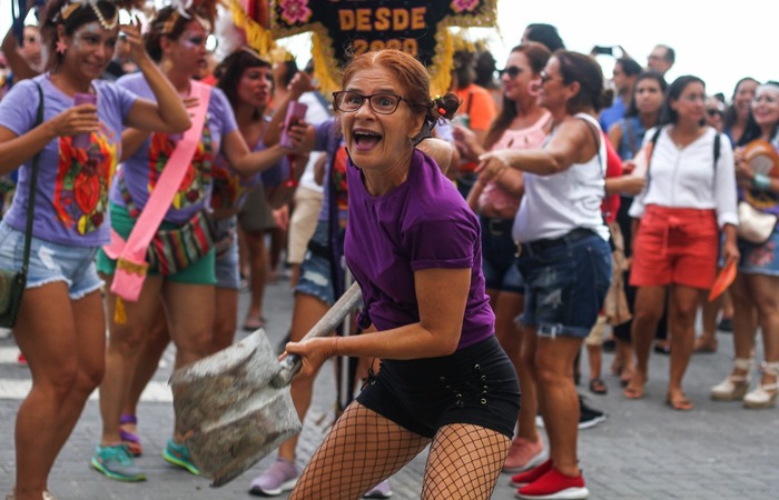 Mestra Bel, uma das fundadoras do Mulheres da Pá Virada