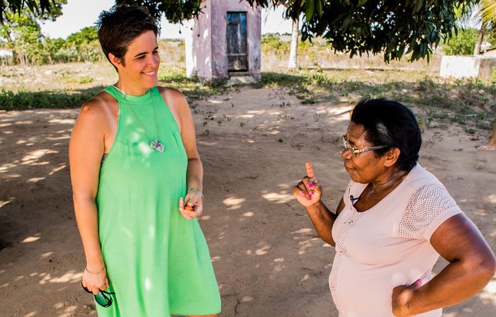 Alessandra Le&atilde;o e Odete de Pular./Foto: Luan Cardoso/Divulga&ccedil;&atilde;o