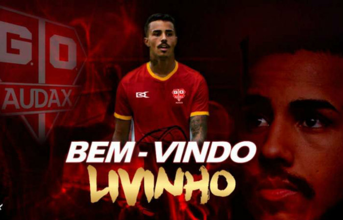 Livinho não será mais jogador do Audax./Foto:Divulgação/Audax Livinho não será mais jogador do Audax./Foto:Divulgação/Audax