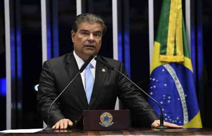 São eles o deputado Daniel Freitas (PSL-SC) e os senadores Nelsinho Trad (PSD-MS; na foto) e Jorginho Mello (PL-SC)/Foto: Jefferson Rudy/Agência Senado