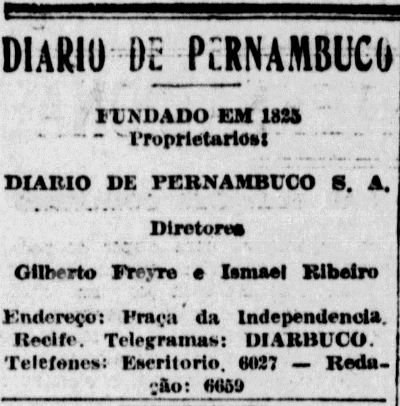 Expediente como Diretor (7 de novembro de 1934)