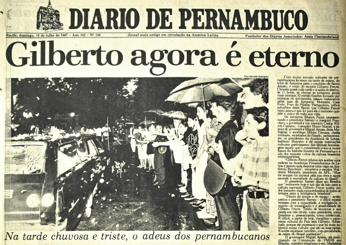 Capa da morte (19 de julho de 1987)