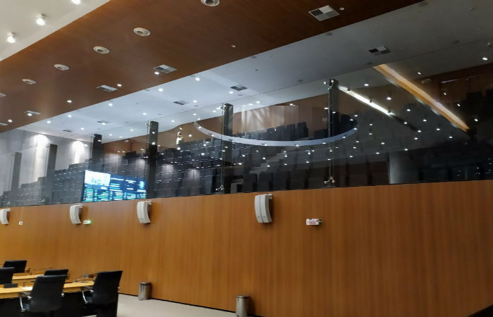 O auditório da Assembleia foi fechado ao público