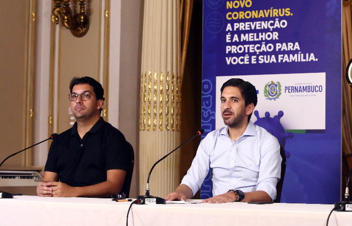 Campanha foi divulgada nesta quarta (25) pelo presidente do Porto Social, Fábio Silva, e pelo secretário estadual de Desenvolvimento Econômico, Bruno Schwambach./Foto: Aluísio Moreira/SEI. Campanha foi divulgada nesta quarta (25) pelo presidente do Porto Social, Fábio Silva, e pelo secretário estadual de Desenvolvimento Econômico, Bruno Schwambach./Foto: Aluísio Moreira/SEI.