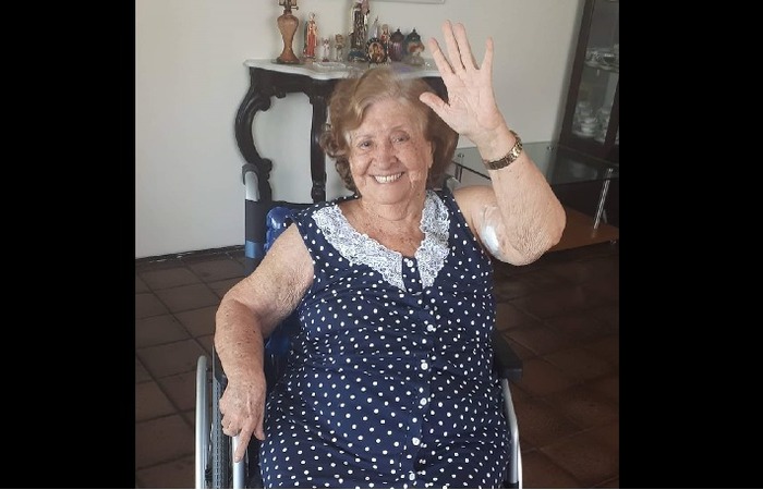 Maria Albani, aos 93 anos, morreu dois dias depois da filha falar com ela./Foto: cortesia