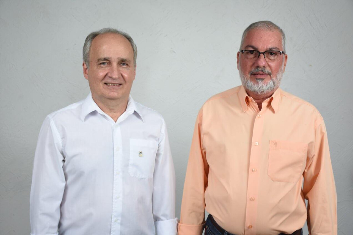 Os professores Marcelo Brito Carneiro Leão e Gabriel Rivas foram eleitos reitor e vice-reitor, respectivamente, com mais de 85% dos votos.