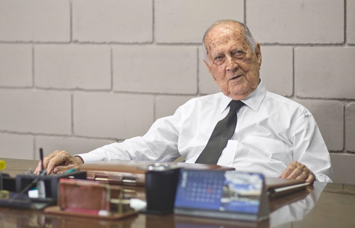 O empresário tinha 99 anos de idade/Foto: Arquivo da IRRF