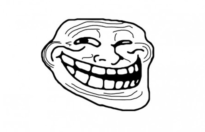 Trollface, meme popular no começo dos anos 2010./Foto: Reprodução da Internet