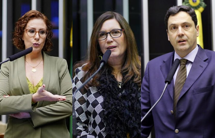 Deputados federais Carla Zambelli (PSL-SP), Bia Kicis (PSL-DF) e Luiz Phillipe Orleans e Bragança (PSL-SP)./Foto: Divulgação/Agência Brasil Deputados federais Carla Zambelli (PSL-SP), Bia Kicis (PSL-DF) e Luiz Phillipe Orleans e Bragança (PSL-SP)./Foto: Divulgação/Agência Brasil