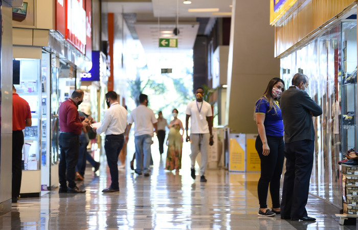 O incidente ocorreu em um shopping de Brasília (DF)/Foto: Evaristo Sá/AFP O incidente ocorreu em um shopping de Brasília (DF)/Foto: Evaristo Sá/AFP