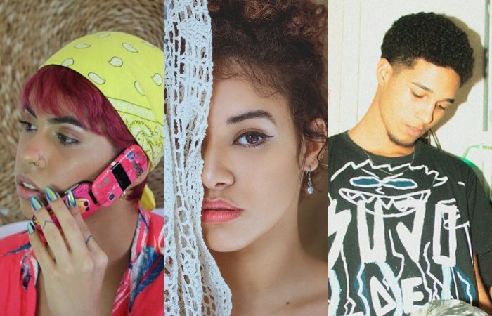 Ororo, Iara e Maicão são exemplos de jovens que passaram a apostar no R&B/Fotos: HoodCave, Jezz Maia e Selo Musical R$/Divulgação