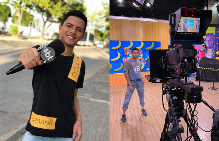 George Santos durante período na TV Jornal