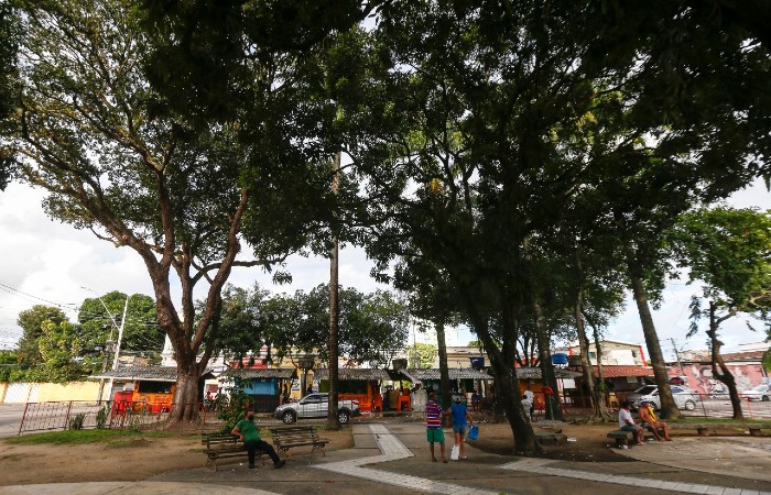 Praça da Várzea na tarde desta sexta (3)