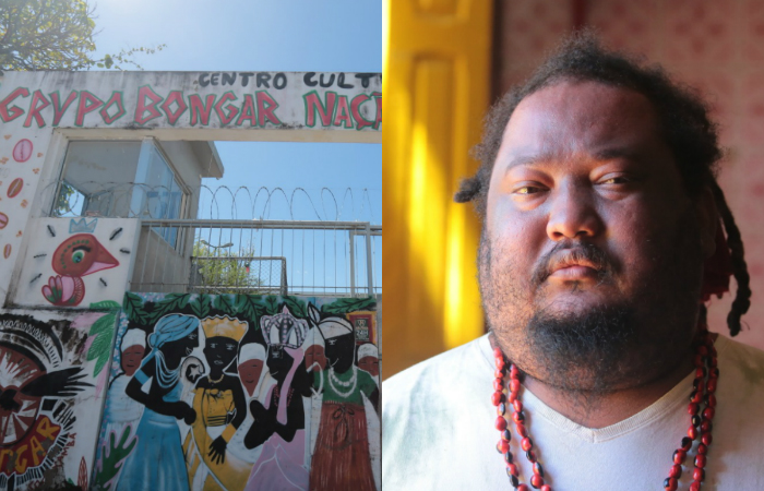 Guitinho da Xambá, responsável pelo Centro Cultural Grupo Bongar