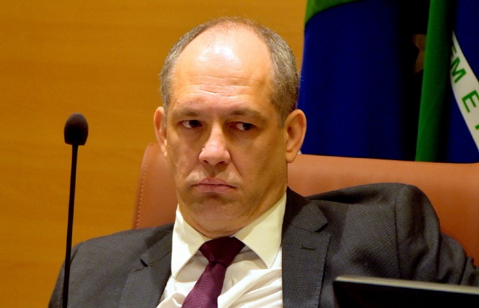 Driceu Rodolfo participou de coletiva na manh&atilde; desta ter&ccedil;a/Foto: TCE-PE / Divulga&ccedil;&atilde;o