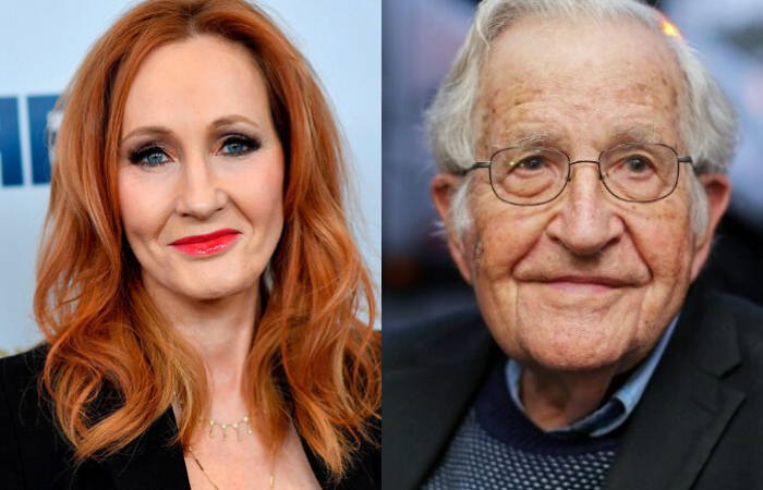 Nomes como J.K. Rowling, Margaret Atwood, Noam Chomky assinam a carta/Fotos: AFP Nomes como J.K. Rowling, Margaret Atwood, Noam Chomky assinam a carta/Fotos: AFP