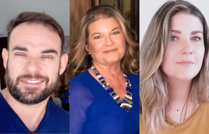 Sandro Cozza Sayão, Joana Cavalcanti e Luana Freire assinam as publicações/Foto: Divulgação