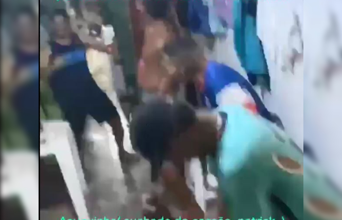Seres diz que gravação é antiga e foi feita no Complexo do Curado./Foto: Reprodução/WhatsApp. Seres diz que gravação é antiga e foi feita no Complexo do Curado./Foto: Reprodução/WhatsApp.