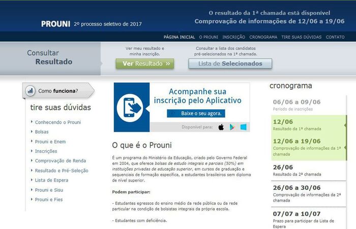 /Foto: Divulgação/Prouni /Foto: Divulgação/Prouni