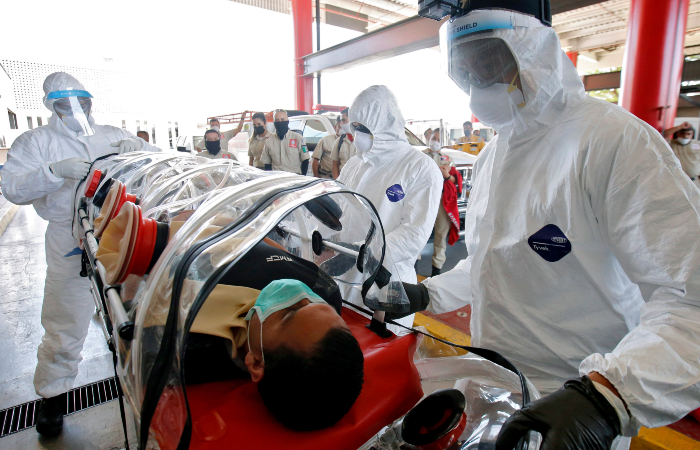 Desde o início da pandemia, o país registrou 72.100 mortes pela doença./Foto: Ulises Ruiz/AFP. Desde o início da pandemia, o país registrou 72.100 mortes pela doença./Foto: Ulises Ruiz/AFP.