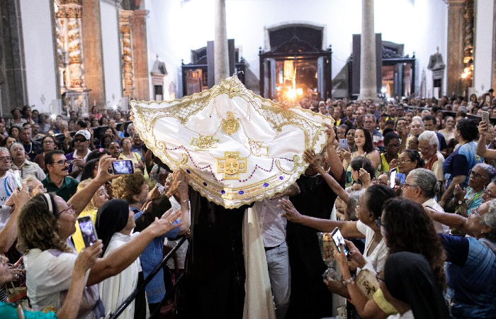 Diferente de 2019, celebrações da padroeira terão limitação de público./