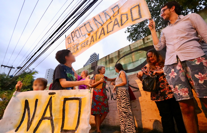No ano passado, moradores do Poço da Panela protestaram contra empreendimento./Foto: Tarciso Augusto/Arquivo DP No ano passado, moradores do Poço da Panela protestaram contra empreendimento./Foto: Tarciso Augusto/Arquivo DP