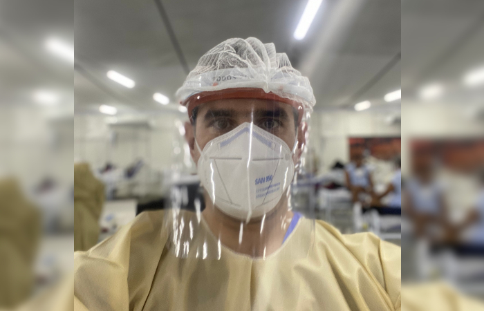 Cristiano Berardo atua no Hospital Provisório Recife 2, no bairro dos Coelhos, e teve a doença.