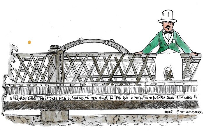 Ponte da Boa Vista com Homem da Meia-Noite
