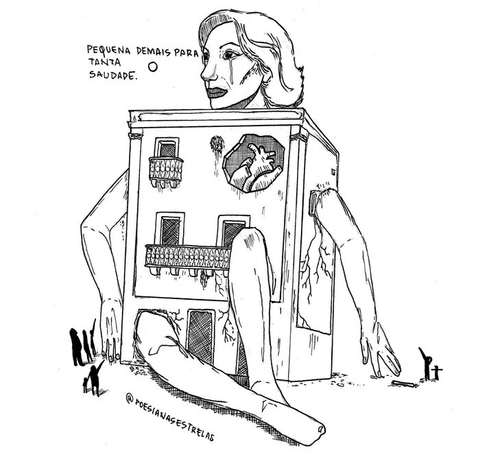 Ilustração da série O Recife de Clarice Lispector