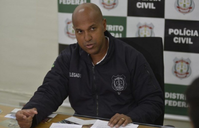 O delegado Ricardo Vianna, da 3ª Delegacia de Polícia de Brasília, foi xingado na frente de sua filha enquanto estava em uma lanchonete./Foto: Gustavo Moreno/CB/D.A Press.