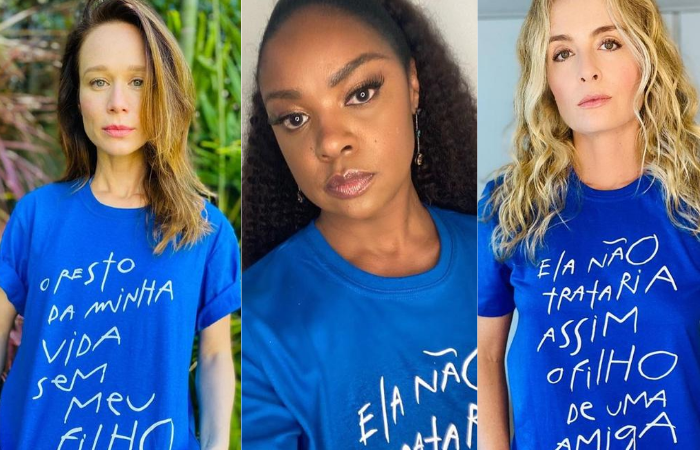 Mariana Ximenes, Cris Vianna e Angélica foram alguns dos nomes que vestiram, literalmente, a camisa da causa/Foto: Reprodução/Instagram
