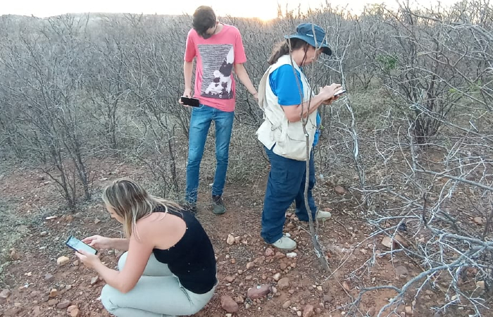 Buscas aconteceram nos últimos 15 dias, desde que meteorito caiu/Foto: Cortesia/Luiz Fernando de Castro Souza. Buscas aconteceram nos últimos 15 dias, desde que meteorito caiu/Foto: Cortesia/Luiz Fernando de Castro Souza.