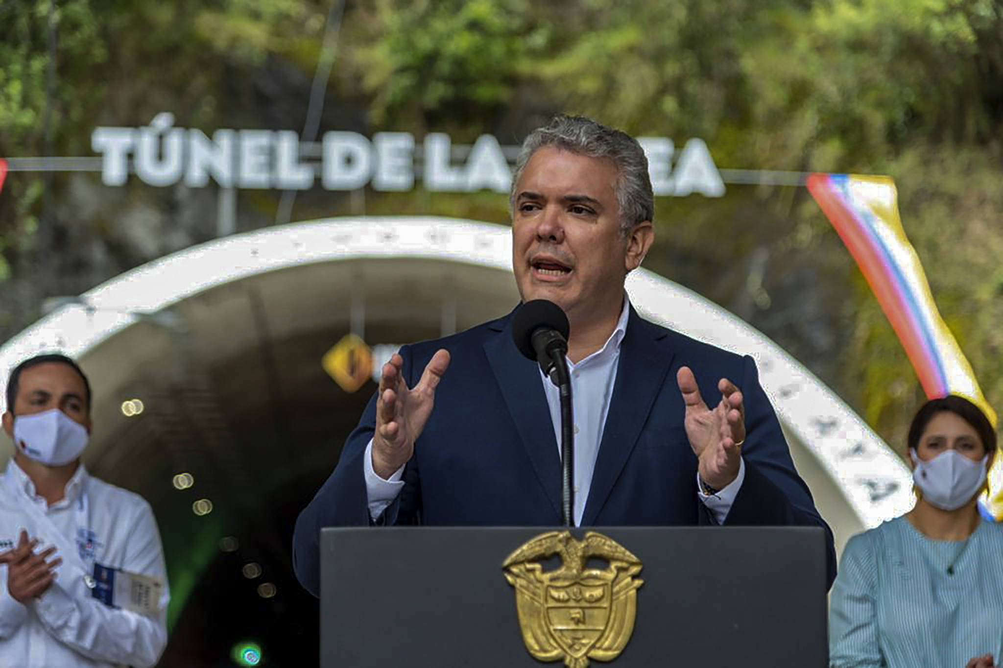 /Iván Duque. Foto: Colombia Presidency Press/Colombia Presidency/AFP