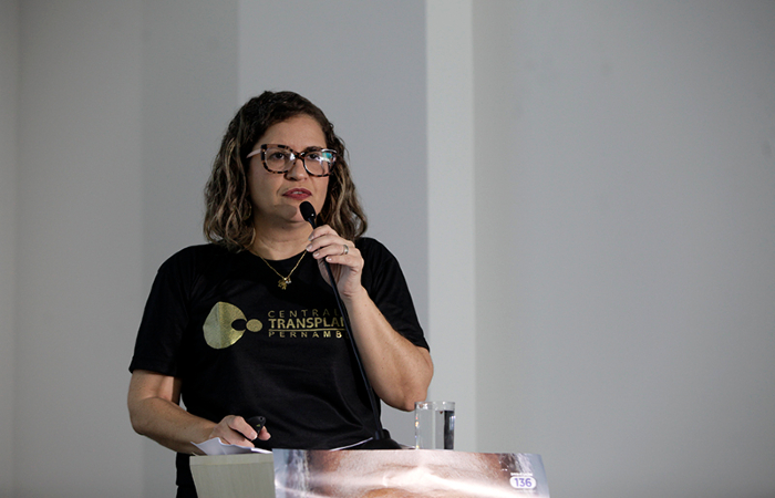 'A Central de Transplantes de Pernambuco tem investido fortemente na formação de médicos sobre o diagnóstico de morte encefálica', explica a coordenadora da Central de Transplantes de Pernambuco, Noemy Gomes./Foto: Miva Filho/SES. 'A Central de Transplantes de Pernambuco tem investido fortemente na formação de médicos sobre o diagnóstico de morte encefálica', explica a coordenadora da Central de Transplantes de Pernambuco, Noemy Gomes./Foto: Miva Filho/SES.