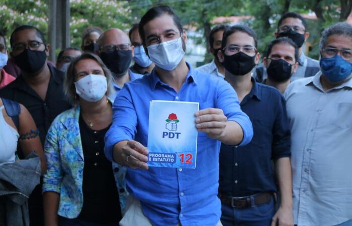 /Túlio Gadelha reuniu seu grupo político para anunciar a decisão e comando nacional revolve afastá-lo da direção do PDT/Recife. Foto: Divulgação