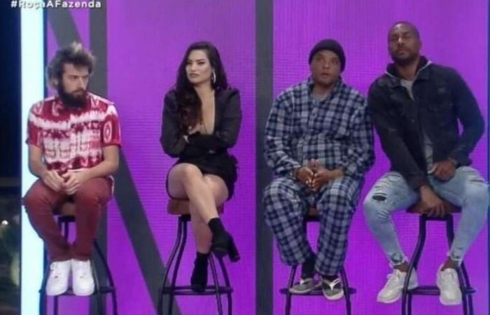 A modelo Raissa Barbosa foi a mais votada, com 8 indicações./Foto: Reprodução/Record TV A modelo Raissa Barbosa foi a mais votada, com 8 indicações./Foto: Reprodução/Record TV