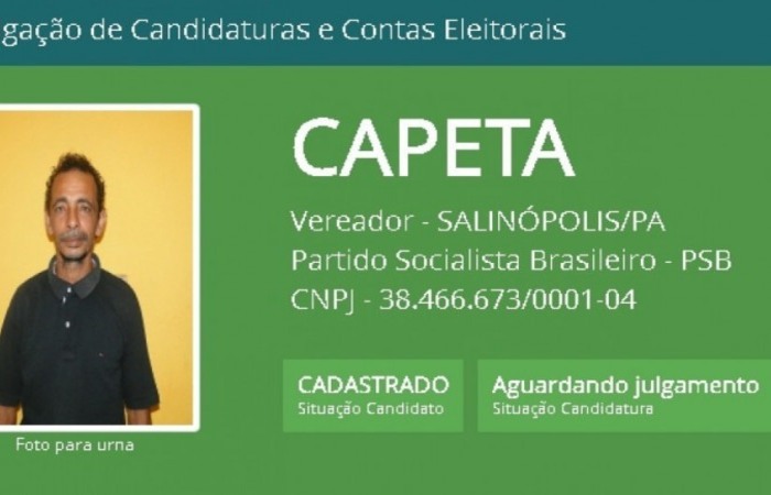 Nomes curiosos das eleições municipais/Foto: Reprodução/TSE Nomes curiosos das eleições municipais/Foto: Reprodução/TSE