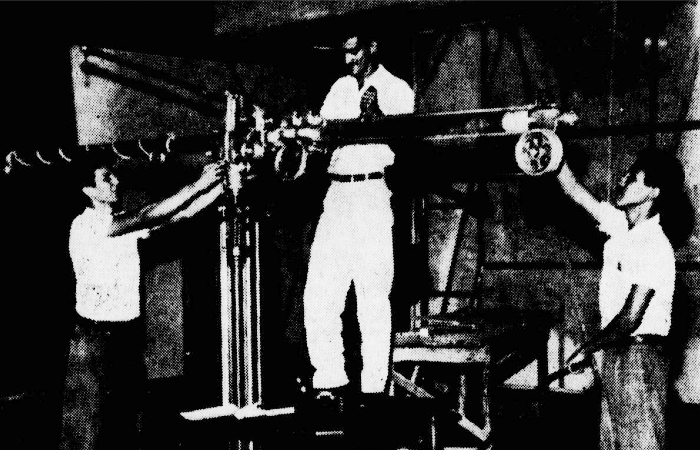 Captação de programa da TV Rádio Clube no Santa Isabel, em junho de 1960/Foto: Acervo DP Captação de programa da TV Rádio Clube no Santa Isabel, em junho de 1960/Foto: Acervo DP
