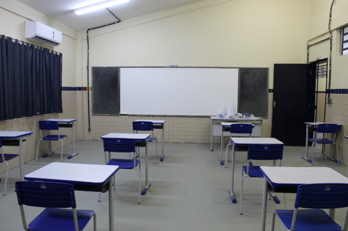 Aulas presenciais estão suspensas desde 18 de março em Pernambuco./Foto: Sandy James/Esp. DP Aulas presenciais estão suspensas desde 18 de março em Pernambuco./Foto: Sandy James/Esp. DP