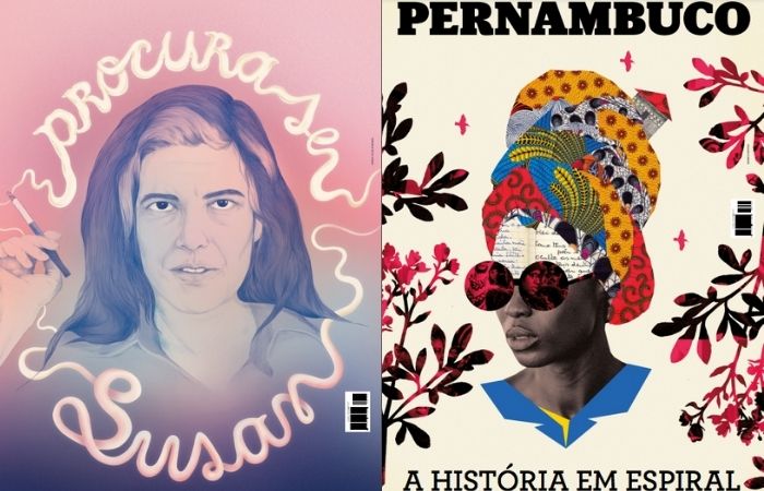 Capas das edi&ccedil;&otilde;es de outubro (esquerda) e junho (direita) de 2019./Foto: Cepe/Divulga&ccedil;&atilde;o