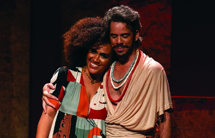 Mariene Castro e Almério durante show da turnê Acaso Casa Ao Vivo/Foto: Renan Olivetti/Divulgação Mariene Castro e Almério durante show da turnê Acaso Casa Ao Vivo/Foto: Renan Olivetti/Divulgação