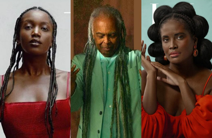 Na estreia, a publicação apresenta quatro opções de capas, com Gilberto Gil, Iza, Djamila Ribeiro e a rapper e ativista Katú Mirim/Foto: Reprodução/Elle Brasil Na estreia, a publicação apresenta quatro opções de capas, com Gilberto Gil, Iza, Djamila Ribeiro e a rapper e ativista Katú Mirim/Foto: Reprodução/Elle Brasil