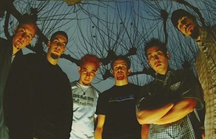 Integrantes do Linkin Park no início da carreira/Foto: Brad Miller/Divulgação Integrantes do Linkin Park no início da carreira/Foto: Brad Miller/Divulgação