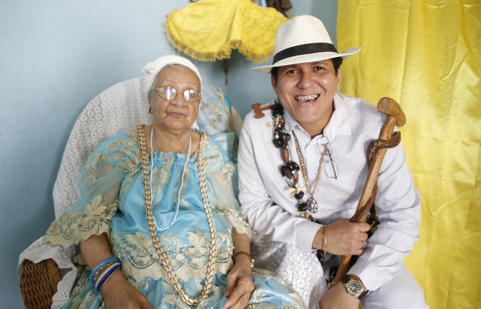 Mãe Terezinha Bulhões e Alexandre L