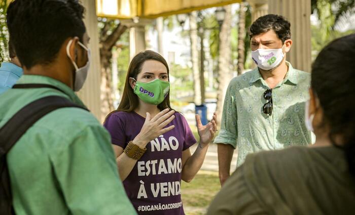 A delegada reforçou o compromisso em averiguar onde está sendo investido o dinheiro arrecadado com as multas no Recife. Foto: Thiago Calazans/Divulgação/Foto: Thiago Calazans/Divulgação